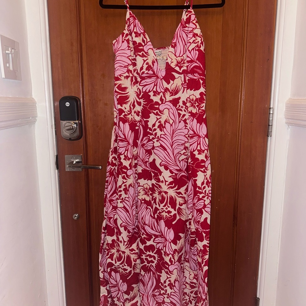Abercrombie & Fitch Linen Maxi Dress
